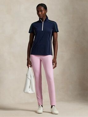 RLX Ralph Lauren Women's Eagle Stretch Twill Golf Pants in Pink